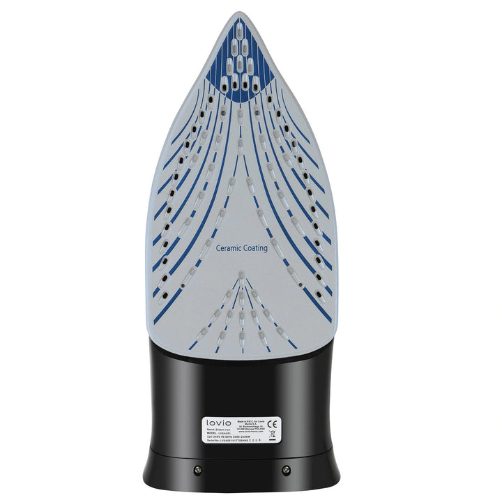 Fier de călcat cu abur portabil cu talpă ceramică LOVIO LVSA001