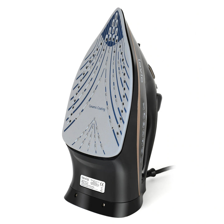 Fier de călcat cu abur portabil cu talpă ceramică LOVIO LVSA001