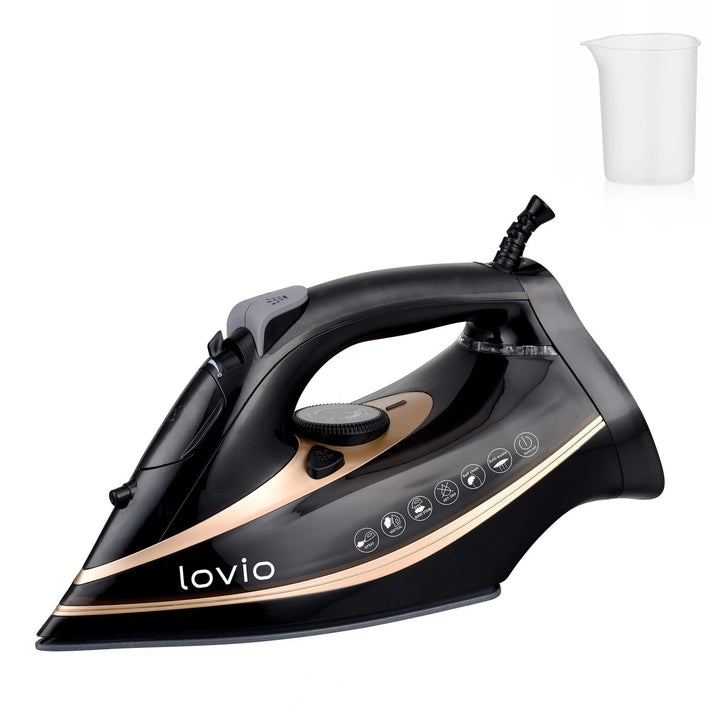 Fier de călcat cu abur portabil cu talpă ceramică LOVIO LVSA001