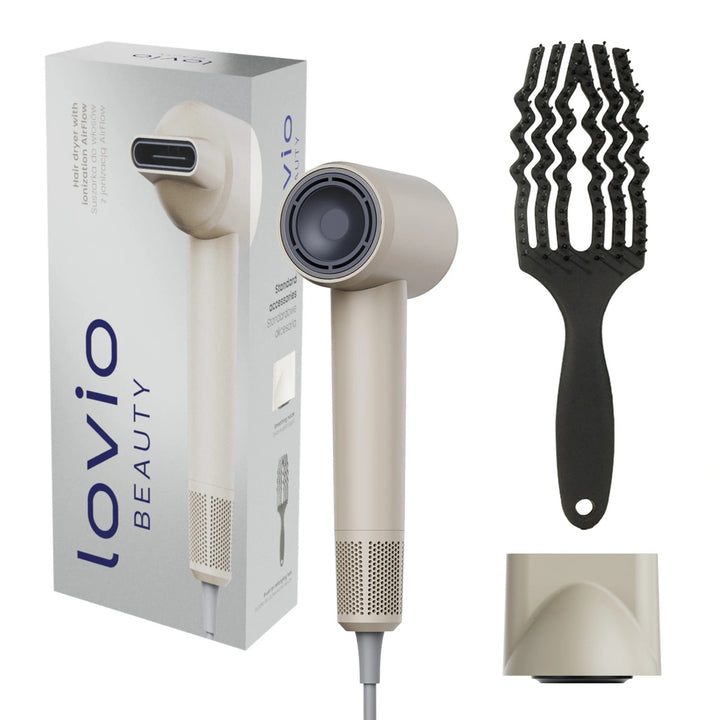 Uscător de păr profesional Lovio Air Flow, bej, model LVHD001BE