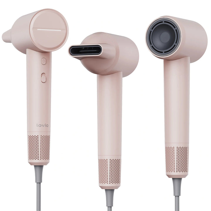 Uscător de păr profesional Lovio Air Flow, roz, model LVHD001PK