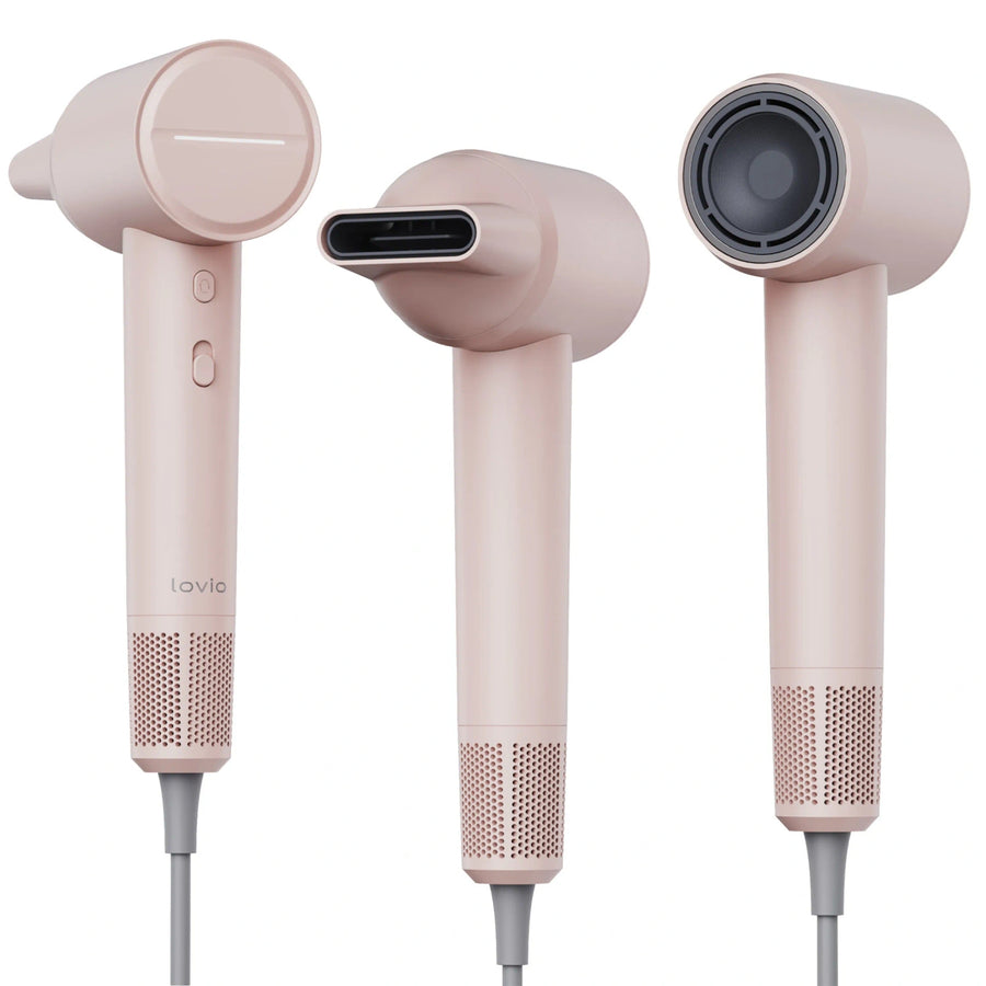 Uscător de păr profesional Lovio Air Flow, roz, model LVHD001PK