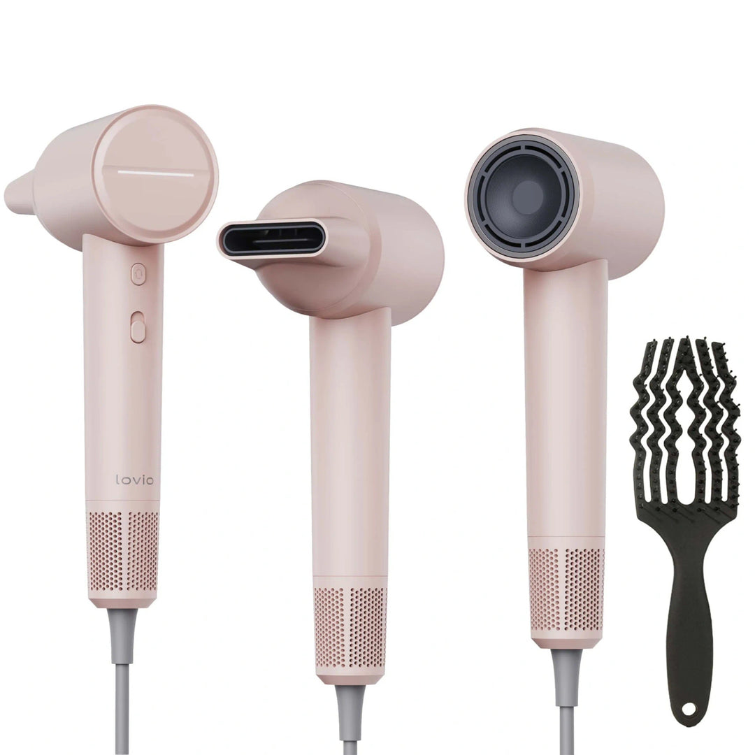 Uscător de păr profesional Lovio Air Flow, roz, model LVHD001PK