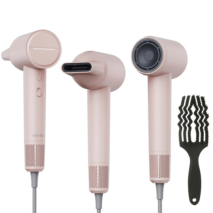 Uscător de păr profesional Lovio Air Flow, roz, model LVHD001PK