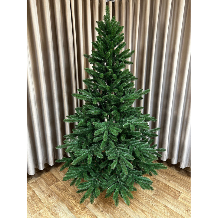 Brad artificial, brad spaniol, material PVC, înălțime 250 cm, suport metalic