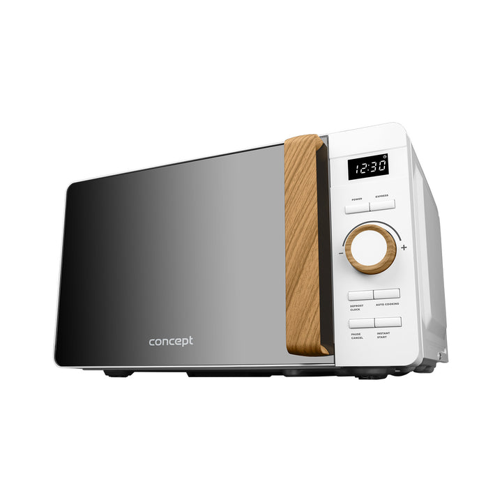 Cuptor cu microunde Concept, 5 niveluri de putere, funcție de decongelare, capacitate 20 L, putere 800 W, culoare albă, MT4420wh