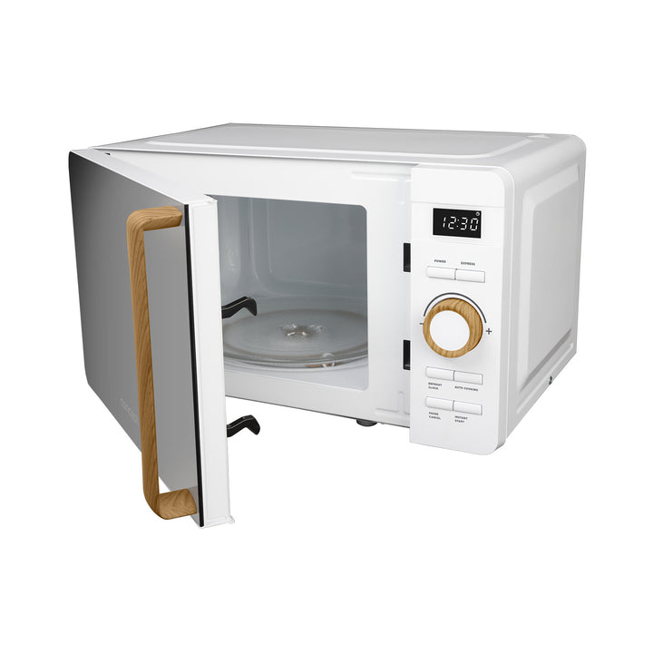 Cuptor cu microunde Concept, 5 niveluri de putere, funcție de decongelare, capacitate 20 L, putere 800 W, culoare albă, MT4420wh