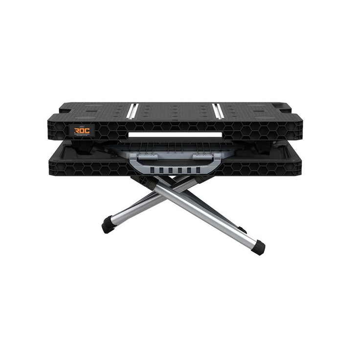 Masă de atelier pliabilă 2.0 Keter, capacitate de încărcare 453 kg, suprafață de lucru 85x56 cm, picioare metalice stabile, 271269