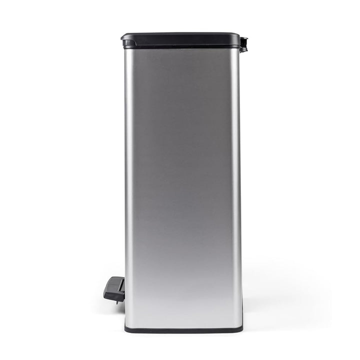 Coș de gunoi cu pedală Curver, capacitate 2x26 L, metalizat, culoare argintie, 251002