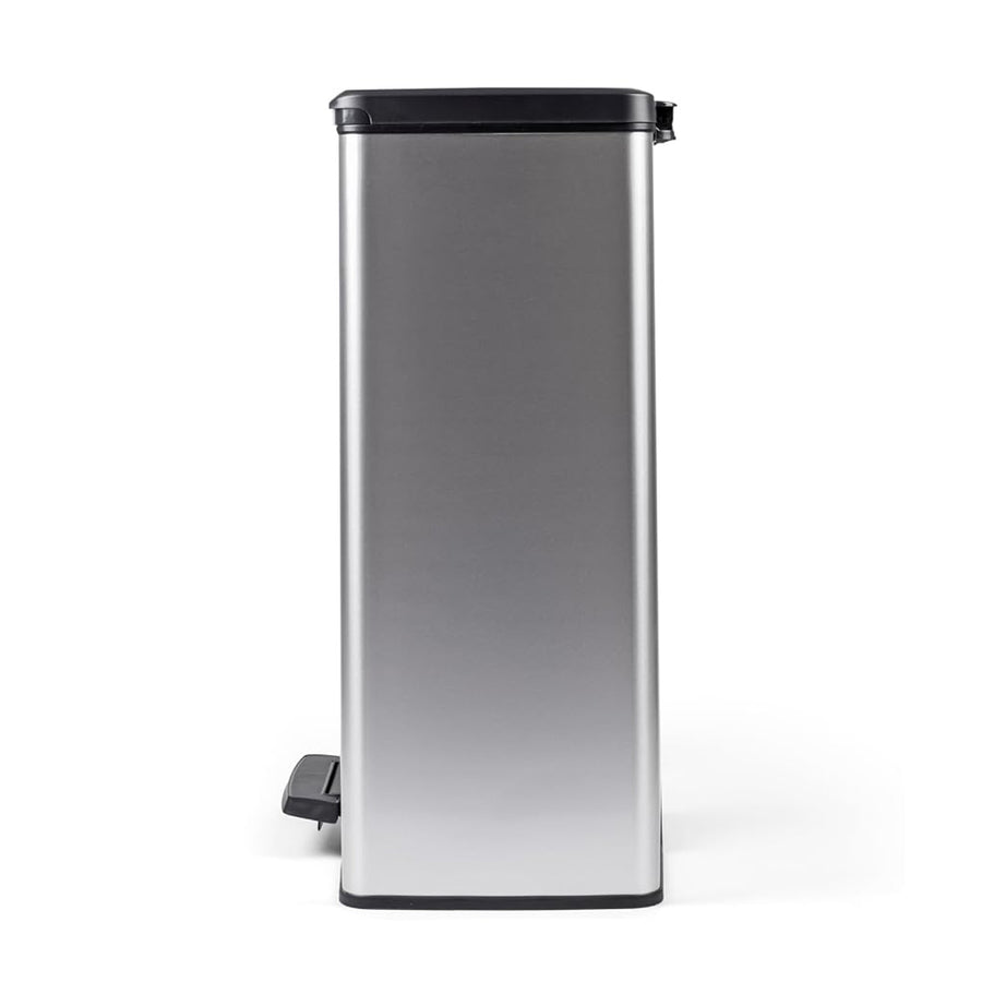 Coș de gunoi cu pedală Curver, capacitate 2x26 L, metalizat, culoare argintie, 251002