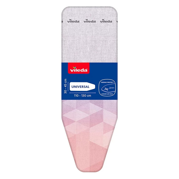 Husă pentru masa de călcat Vileda Diamond, lungime 110-130 cm, rezistentă la temperaturi ridicate, sistem Quick Fix, 142468