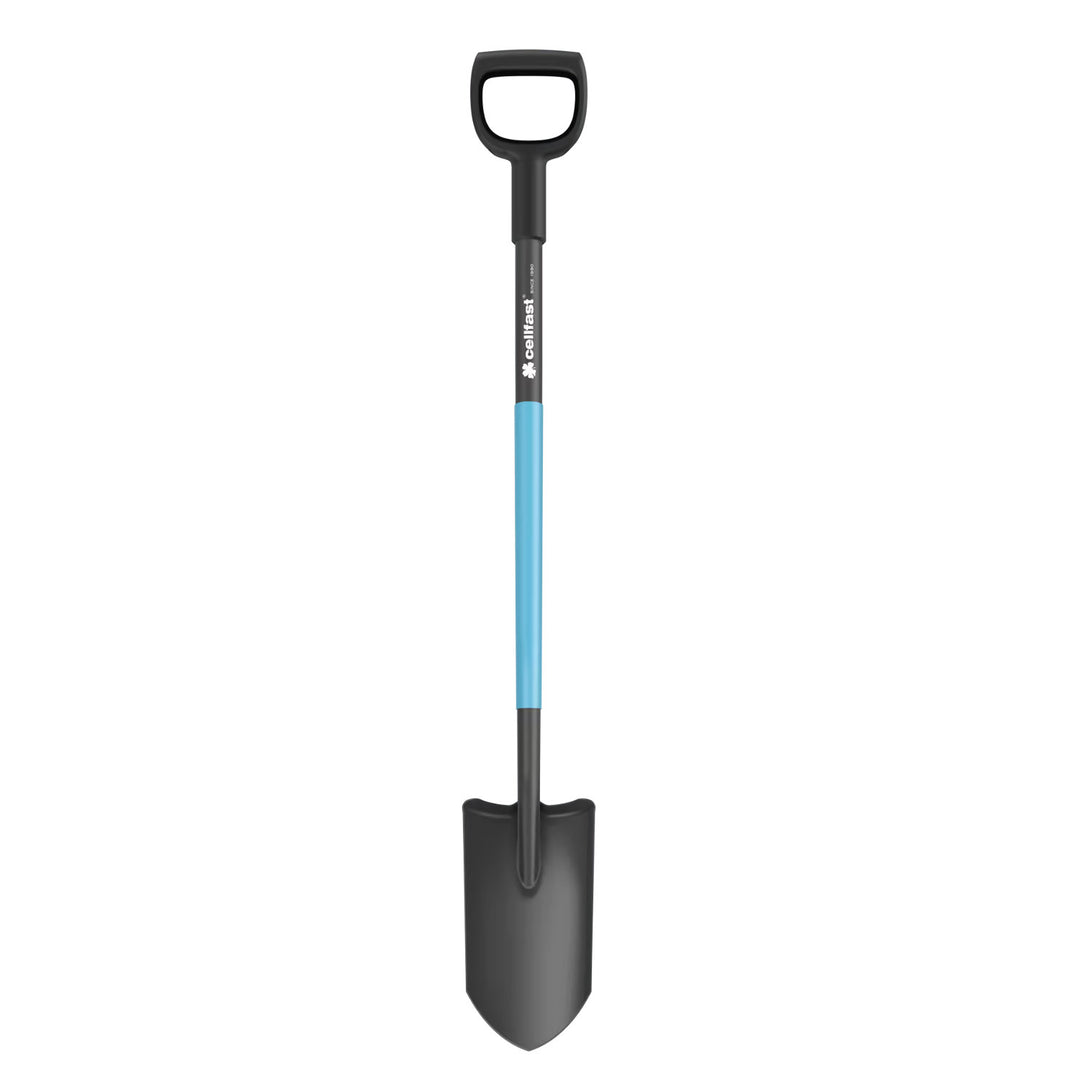 Lopată pentru pepinieră / drenaj, cap ascuțit și călit, mâner ergonomic, lungime 129 cm, Cellfast, CELLPRO