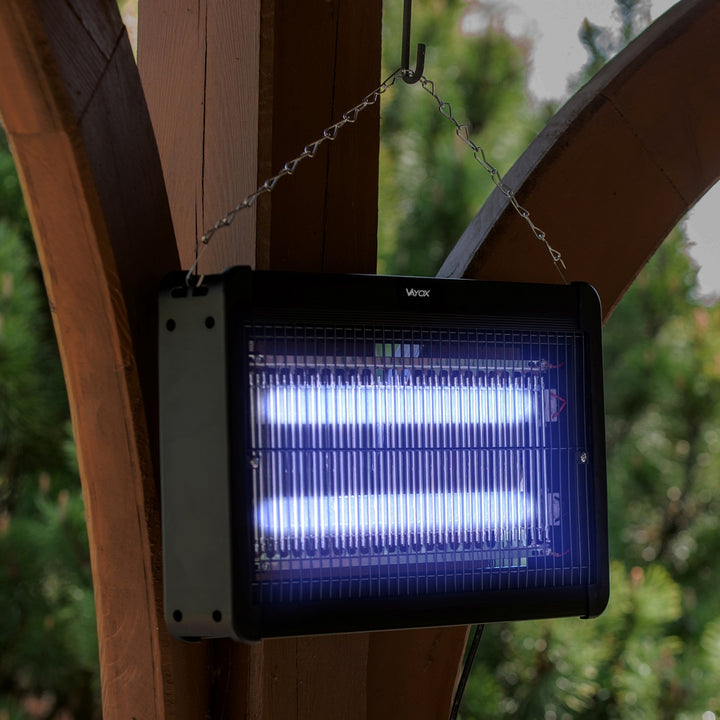 Lampă pentru uciderea insectelor (țânțari, muște, molii), capcană electrică, UV, 20 W, Vayox