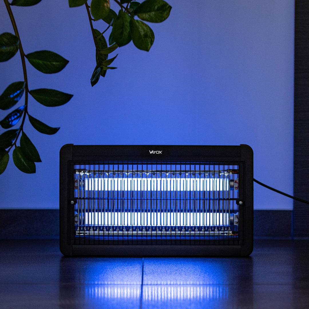 Lampă pentru uciderea insectelor (țânțari, muște, molii), capcană electrică, UV, 20 W, Vayox