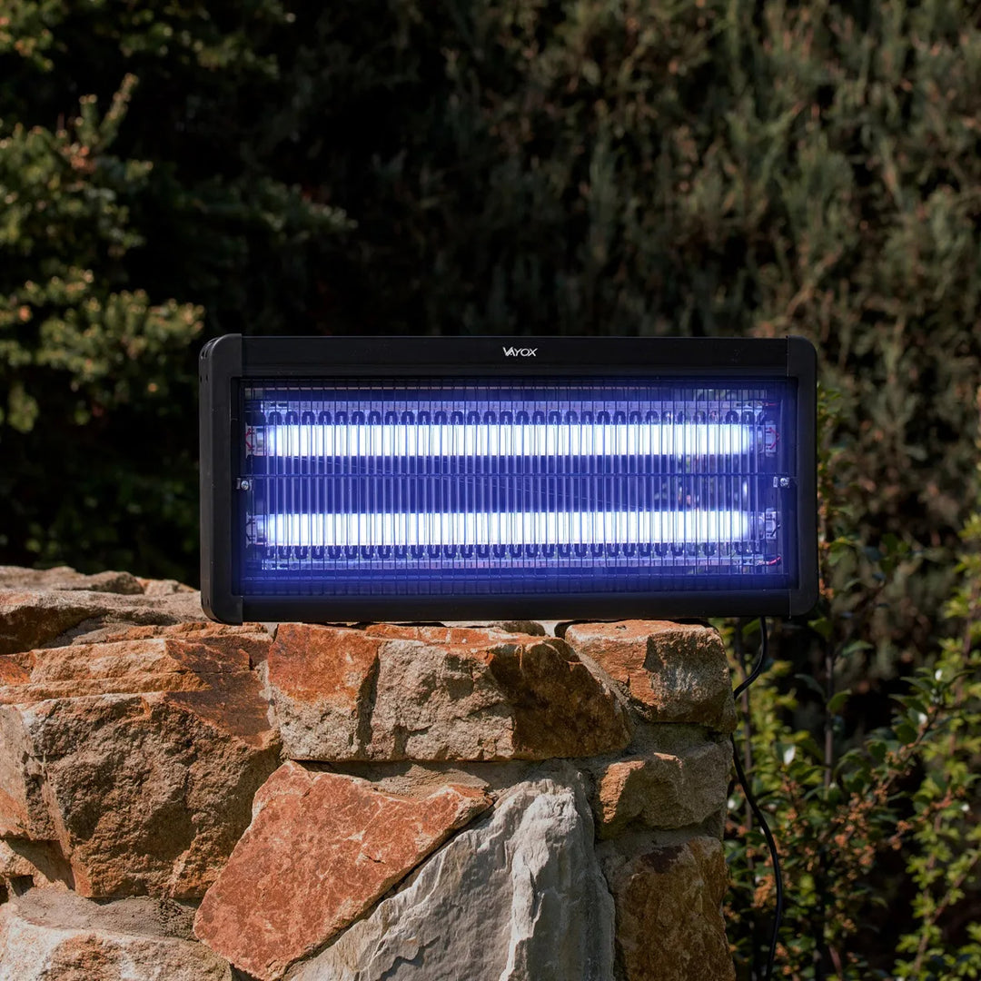Lampă pentru uciderea insectelor (țânțari, muște, molii), capcană electrică, UV, 20 W, Vayox