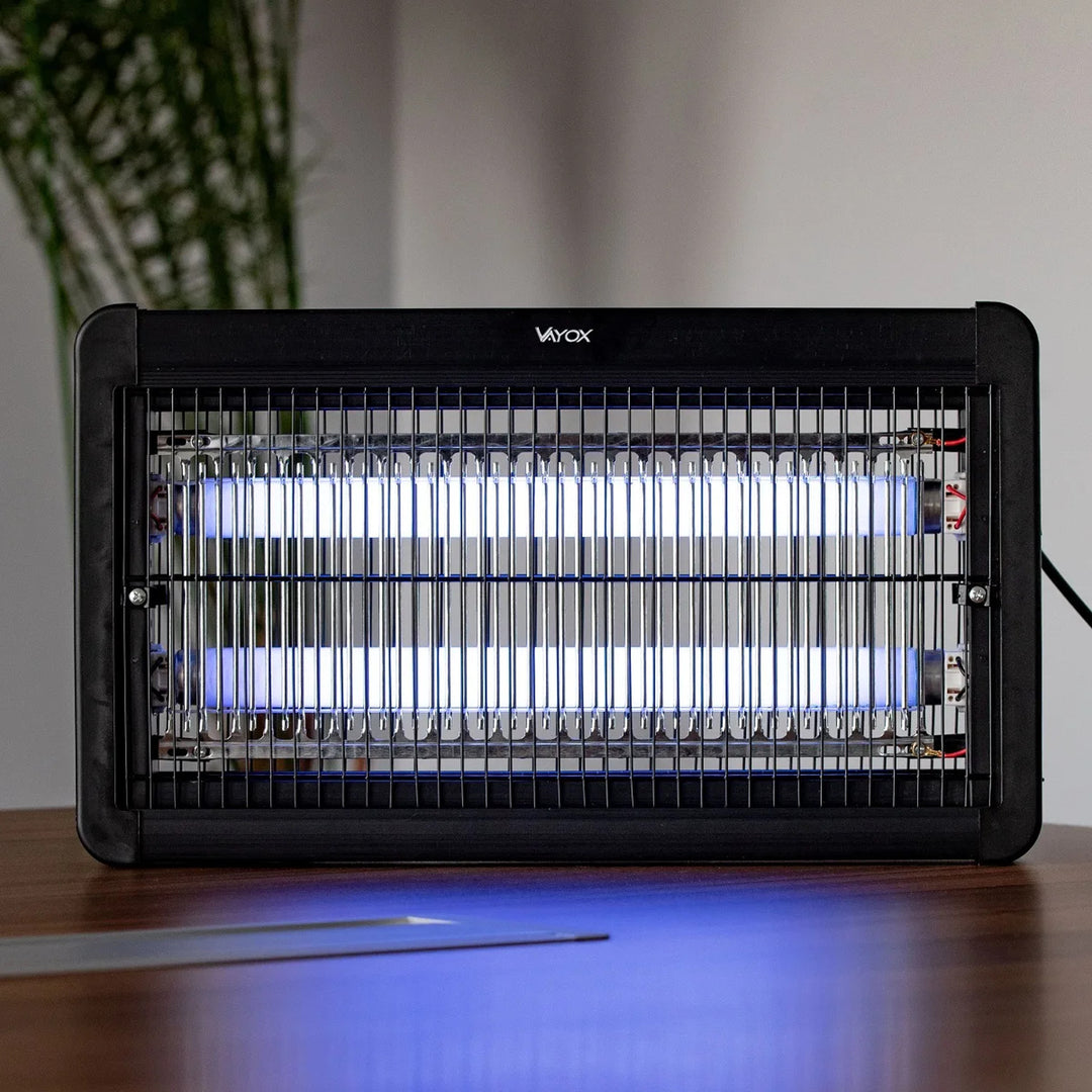 Lampă pentru uciderea insectelor (țânțari, muște, molii), capcană electrică, UV, 20 W, Vayox