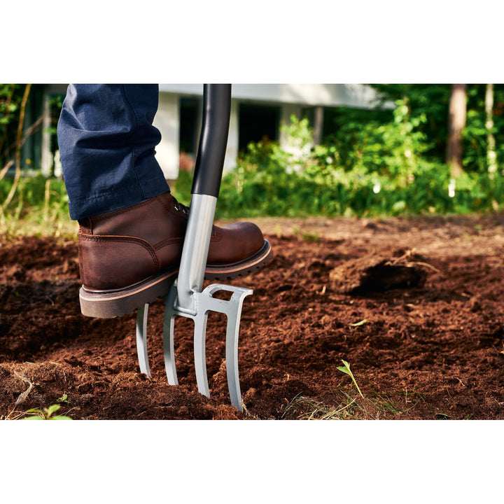 Lopată pentru pepinieră / drenaj CELLPRO + Furcă ENERGO + Greblă metalică universală CELLPRO, Cellfast