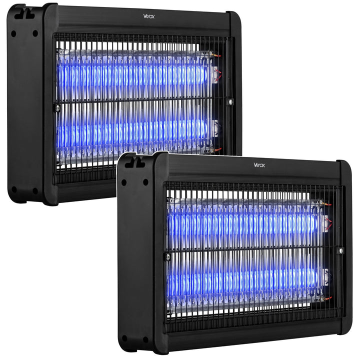 Lampă pentru uciderea insectelor (țânțari, muște, molii), capcană electrică, UV, 20 W, Vayox, 2 bucăți