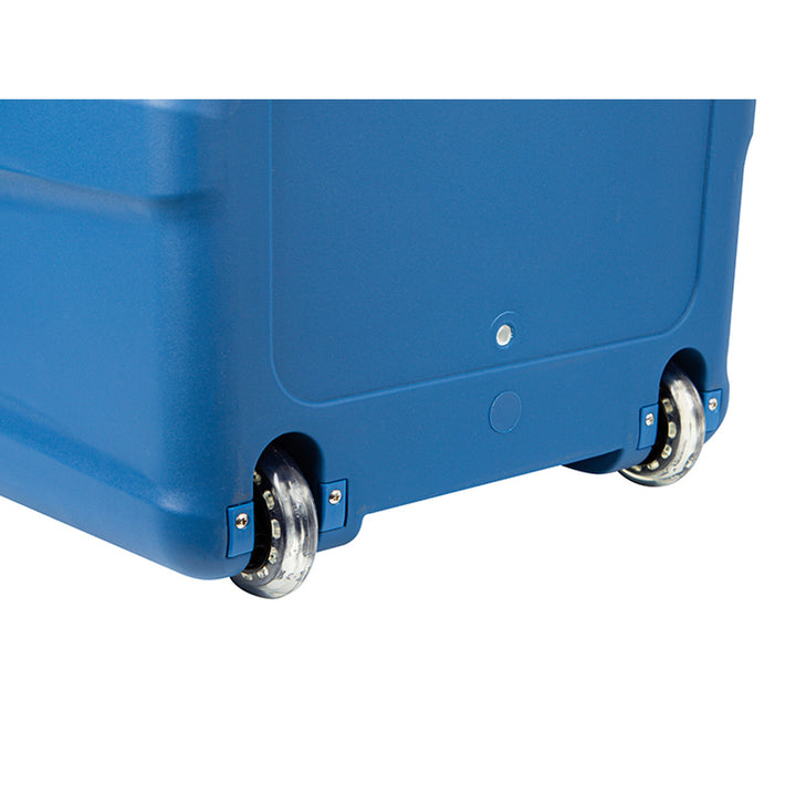 Frigider portabil pentru mașină Blow, cu roți, capacitate de 42 L, mod de încălzire, tensiune DC 12 V și AC 100 V–240 V, 44–210