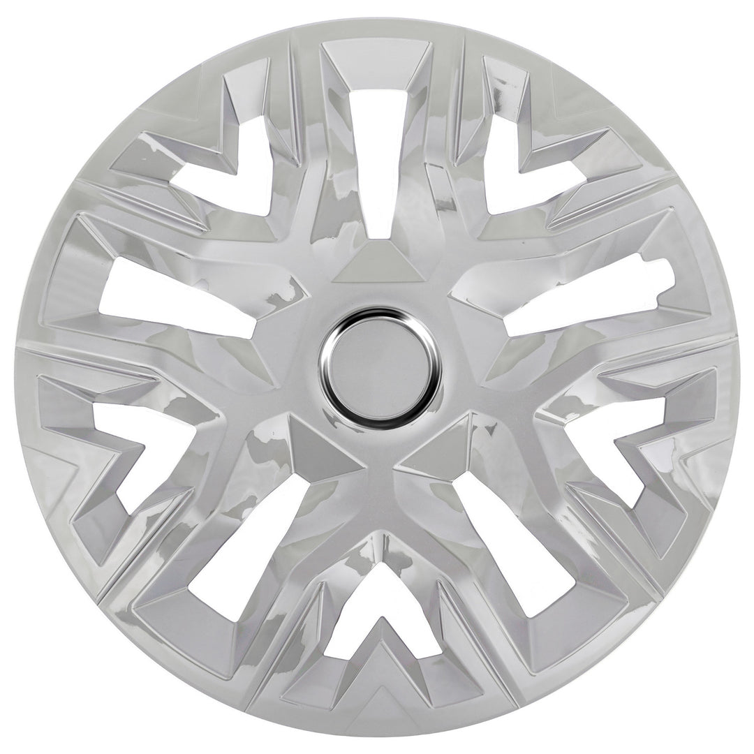 Capac universal pentru jantă de mașină 15'' NRM Perfecto, vopsit argintiu, 1 bucată