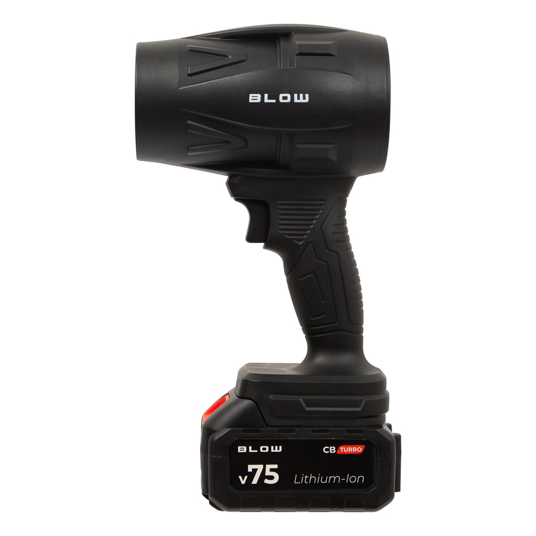 Suflantă cu baterie BLOW 21V CB TURBO, 130.000 de rotații, 2,4 Ah, cutie de transport