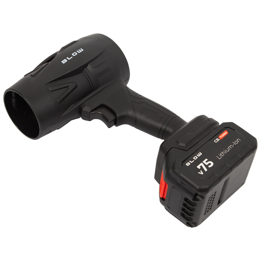 Suflantă cu baterie BLOW 21V CB TURBO, 130.000 de rotații, 2,4 Ah, cutie de transport