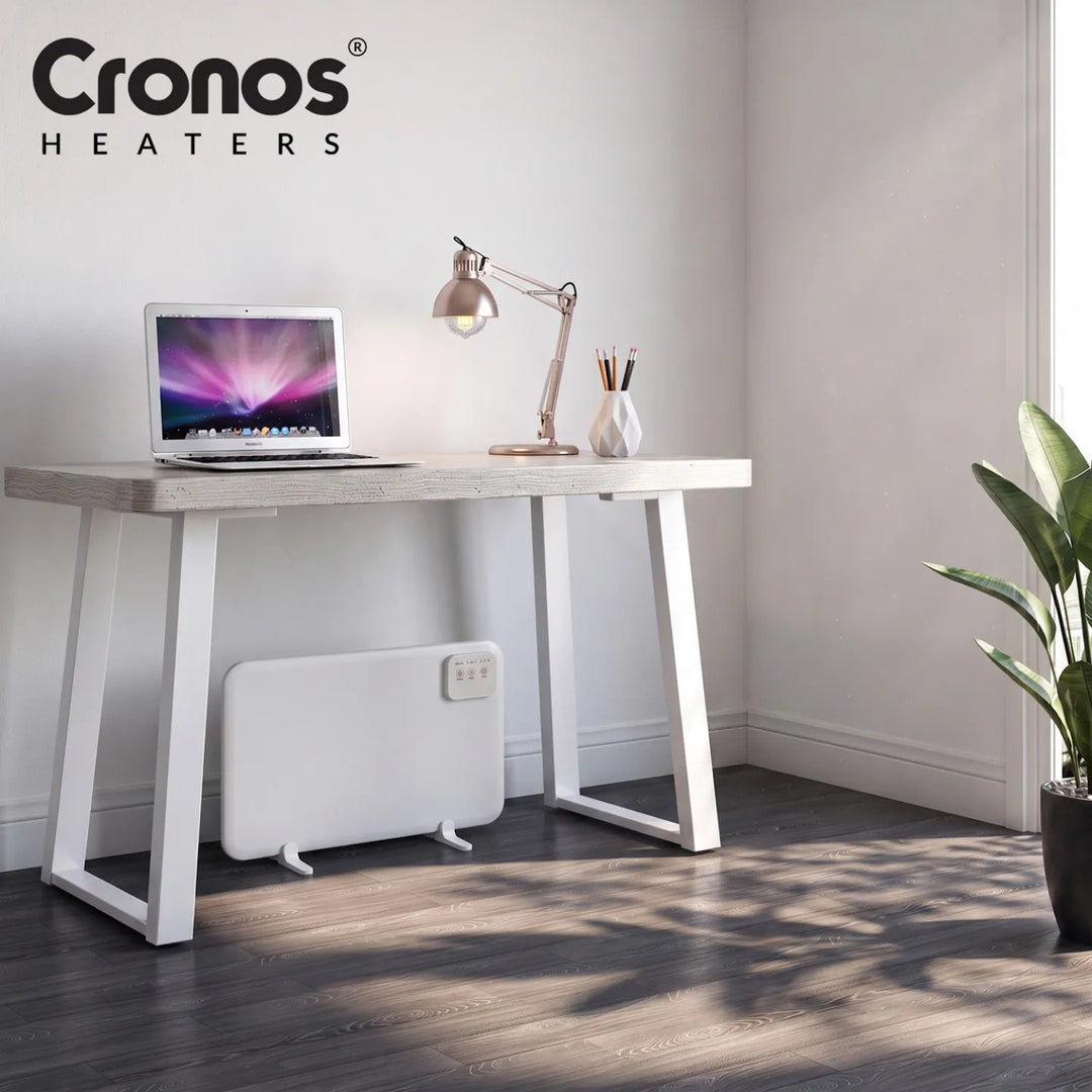 Panou de încălzire cu infraroșu pentru sub birou Cronos, putere 120 W, temporizator, 3 niveluri de funcționare, DCH-150