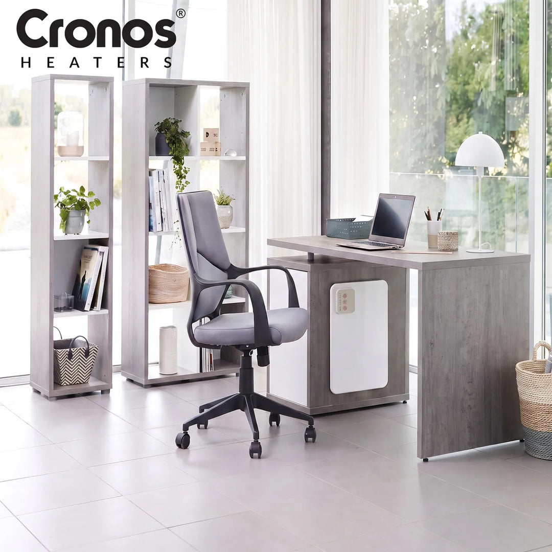 Panou de încălzire cu infraroșu pentru sub birou Cronos, putere 120 W, temporizator, 3 niveluri de funcționare, DCH-150