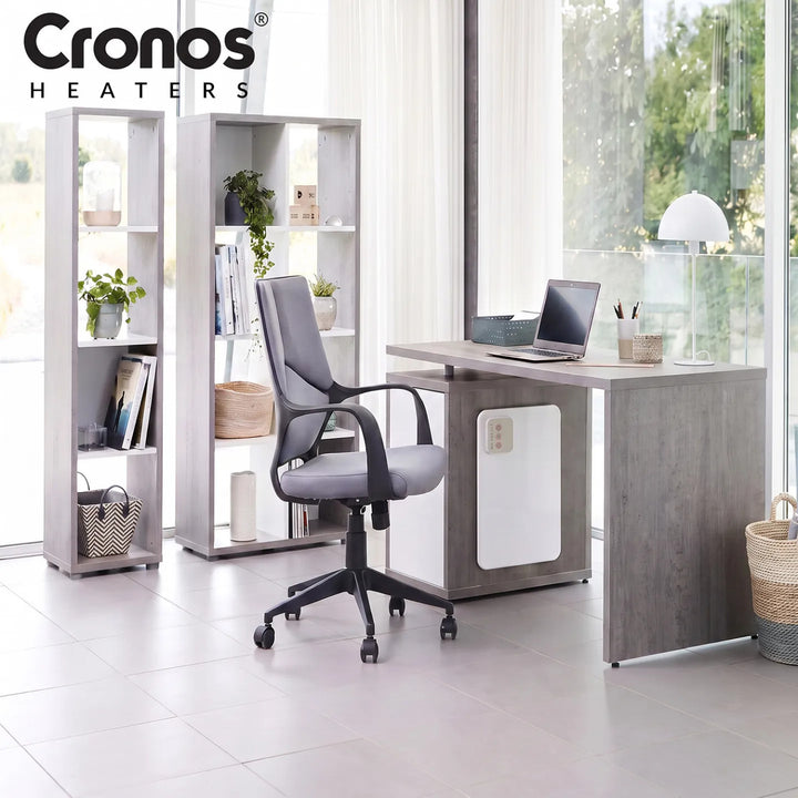 Panou de încălzire cu infraroșu pentru sub birou Cronos, putere 120 W, temporizator, 3 niveluri de funcționare, DCH-150