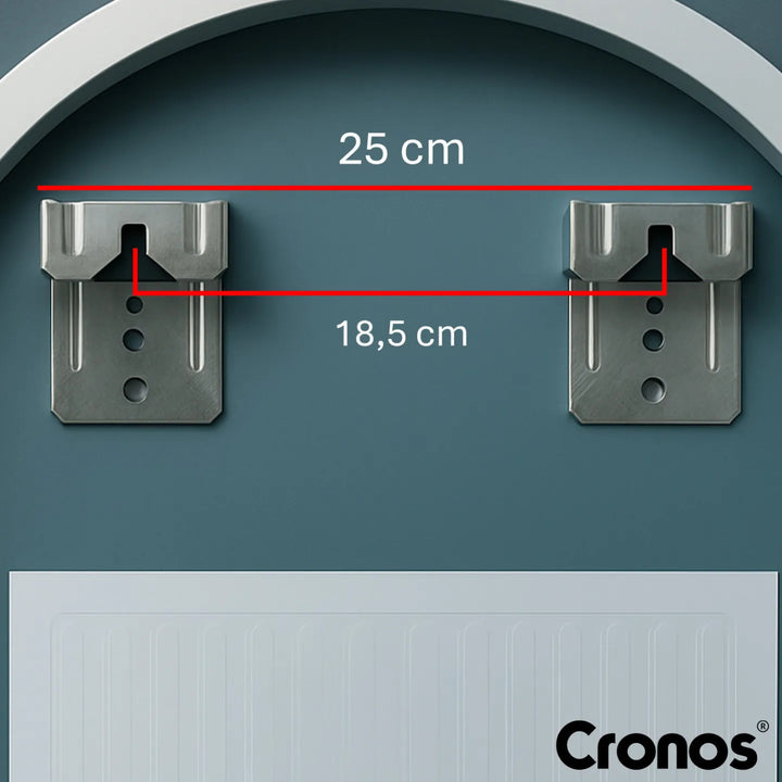 Oglinda încălzită Cronos, ovală, 50 x 80 cm, LED în trei culori, protecție IP44, sistem anti-ceață