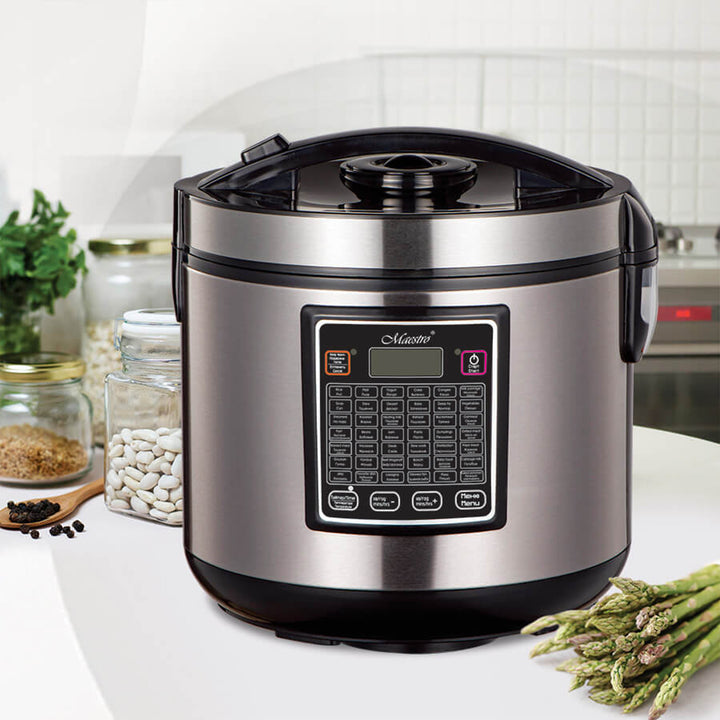 Oală electrică Multicooker Maestro, capacitate 5 L, 42 de programe, putere 900 W, temporizator, MR-793
