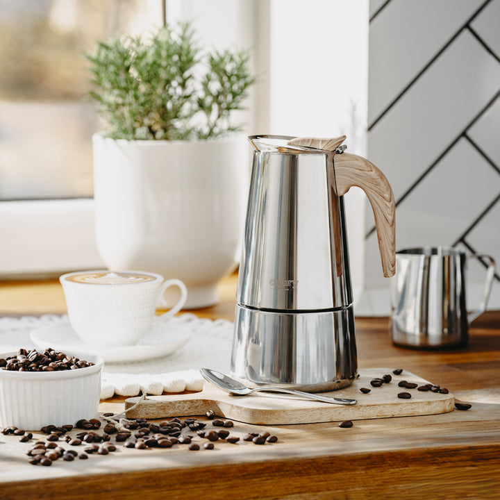 Aparat de preparat cafea espresso, cafetieră de 450 ml, Camry CR 4424