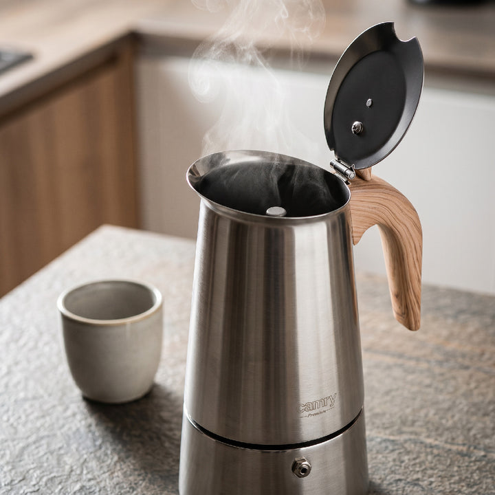 Aparat de preparat cafea espresso, cafetieră de 450 ml, Camry CR 4424