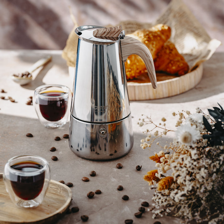 Aparat de preparat cafea espresso, cafetieră de 450 ml, Camry CR 4424