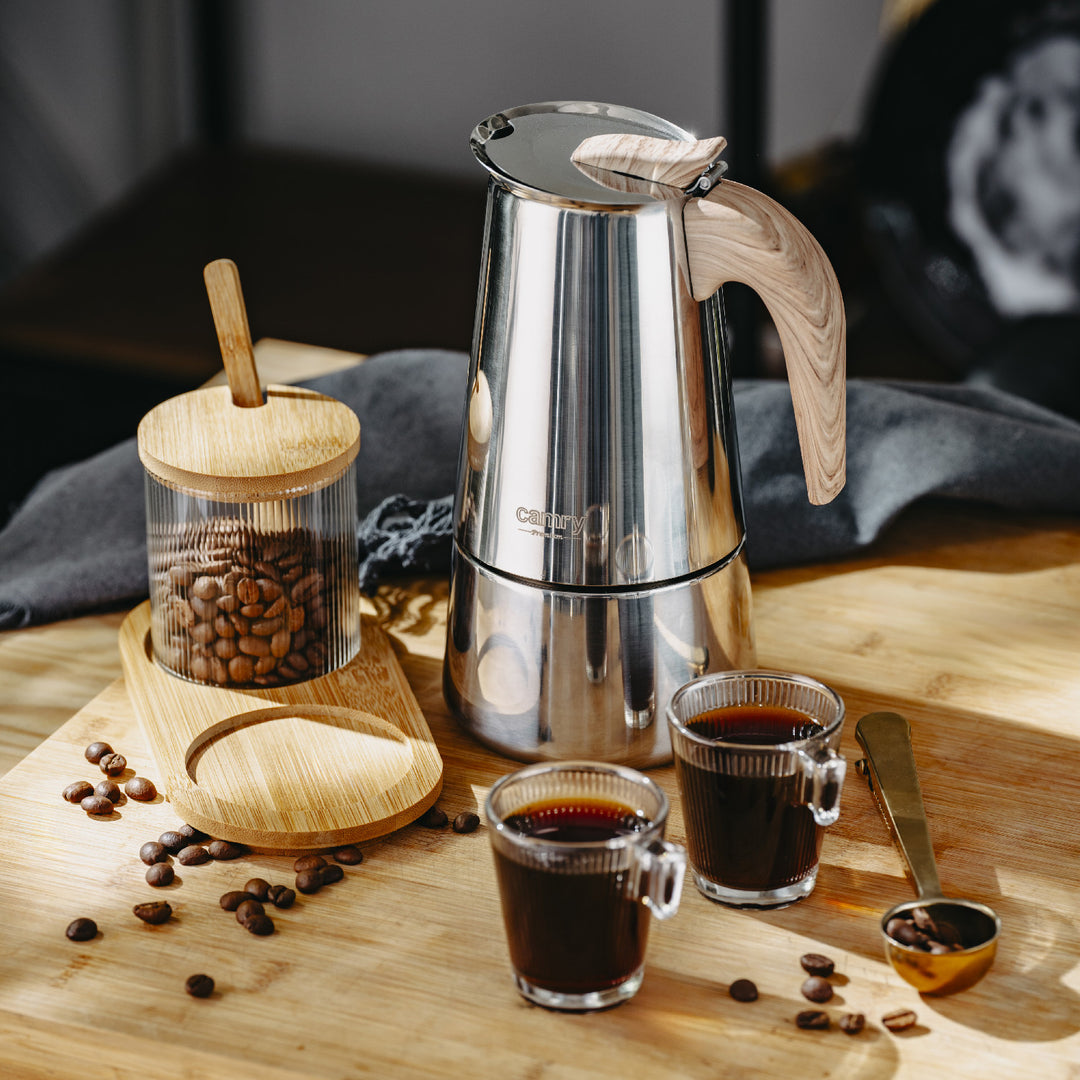 Aparat de preparat cafea espresso, cafetieră de 450 ml, Camry CR 4424