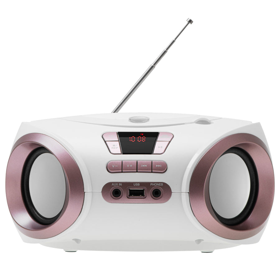 Radio Boombox CD-MP3, USB, radio FM, AUX, mufă pentru căști, Adler, AD 1181