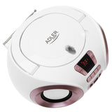 Radio Boombox CD-MP3, USB, radio FM, AUX, mufă pentru căști, Adler, AD 1181
