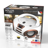 Radio Boombox CD-MP3, USB, radio FM, AUX, mufă pentru căști, Adler, AD 1181