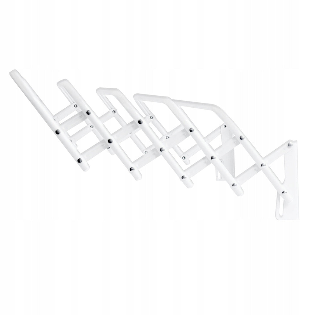 Uscător de rufe tip acordeon 60, pentru haine și lenjerie, extensibil, alb, model 103, Sepio