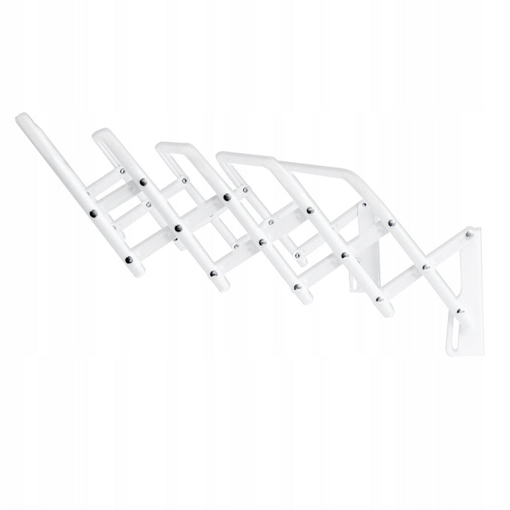 Uscător de rufe tip acordeon 60, pentru haine și lenjerie, extensibil, alb, model 103, Sepio
