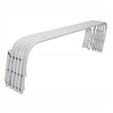 Uscător de rufe tip acordeon 60, pentru haine și lenjerie, extensibil, alb, model 103, Sepio