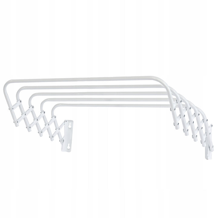 Uscător de rufe tip acordeon 60, pentru haine și lenjerie, extensibil, alb, model 103, Sepio