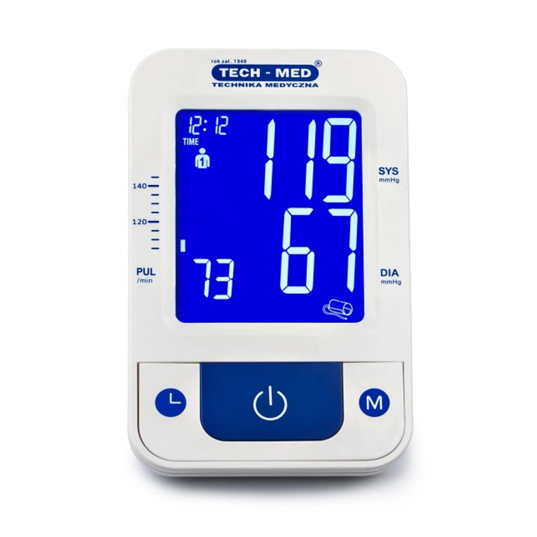 Tensiometru electronic, funcție vocală, manșetă 22–42 cm, indicator IHB, TMA-CONTROL3, Techmed