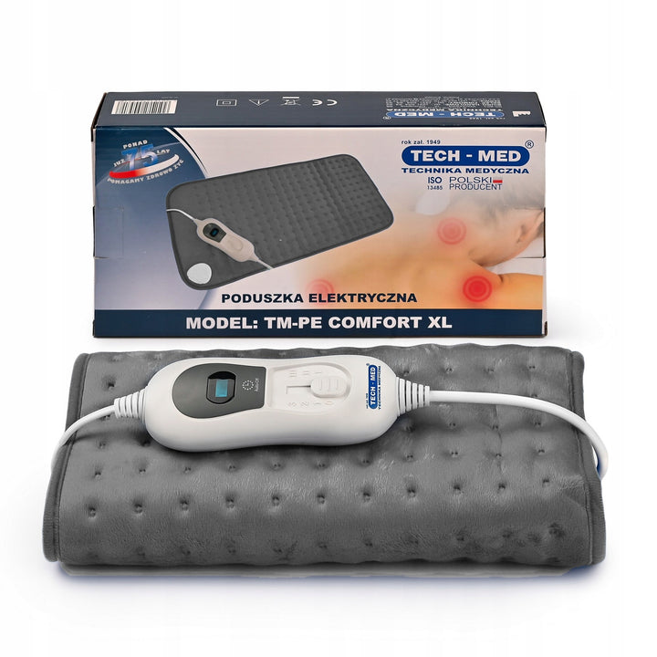 Pernă electrică, 3 niveluri de căldură, 30x60 cm, putere 100 W, TM-PE COMFORT XL, Tech-Med