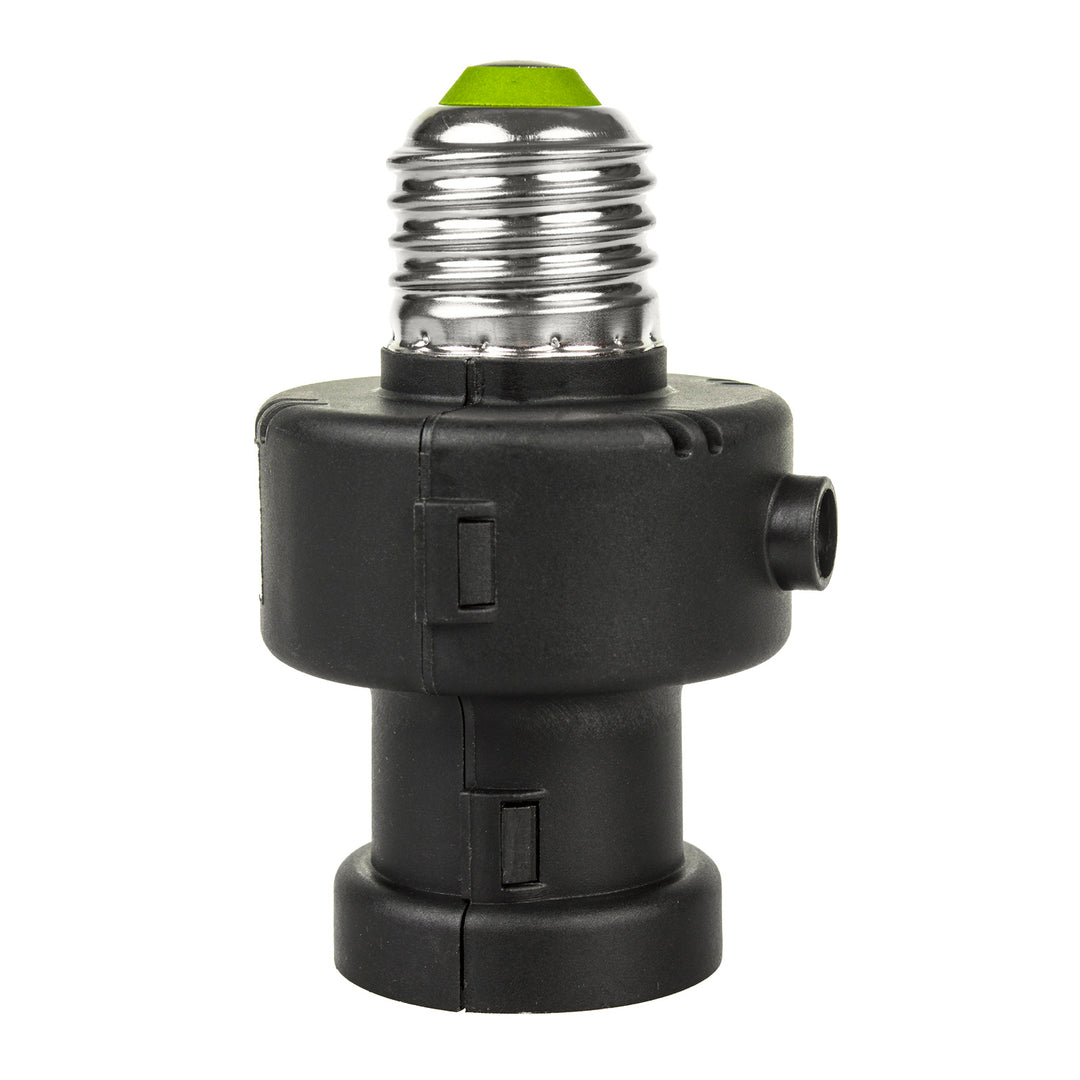 Difuzor pentru bec E27 Maclean, 100 W, cu senzor de crepuscul și temporizator, MCE21B, 4 bucăți