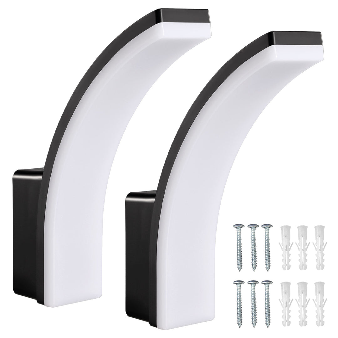 Lampă LED Maclean, culoare neagră, 20 W, IP65, 2750 lm, nuanță albă neutră (4000 K) MCE511 B, 2 bucăți