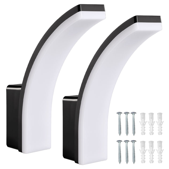 Lampă LED Maclean, culoare neagră, 20 W, IP65, 2750 lm, nuanță albă neutră (4000 K) MCE511 B, 2 bucăți