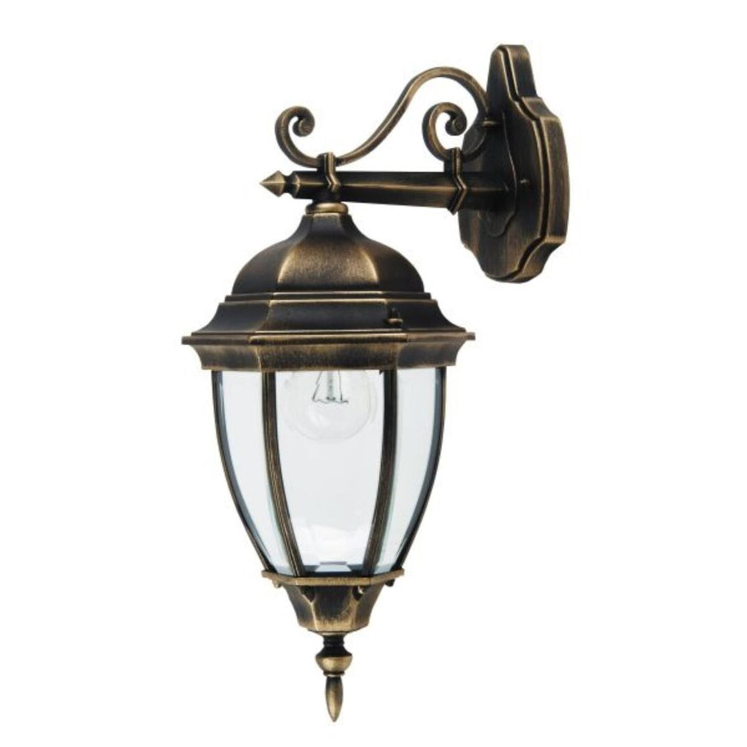 Aplice de perete Rabalux, pentru exterior, IP44, E27, max. 60 W, auriu antic, Toronto, 2 bucăți