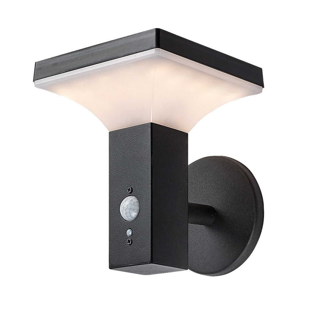 Lampă Rabalux, de perete, pentru exterior, cu energie solară, IP44, LED 4 W, Geleen, 2 bucăți