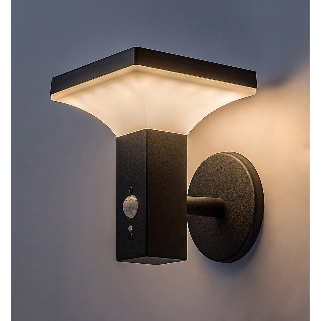 Lampă Rabalux, de perete, pentru exterior, cu energie solară, IP44, LED 4 W, Geleen, 2 bucăți